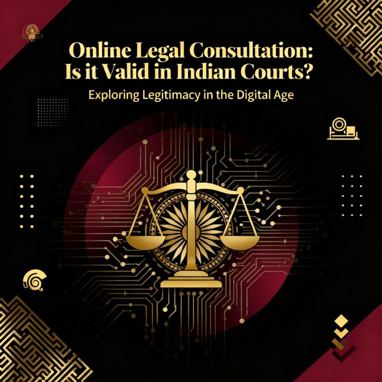 Online Legal Consultation Is it Valid in Indian Courts Best Law firm in India | Expert Legal Services | Online Legal Help